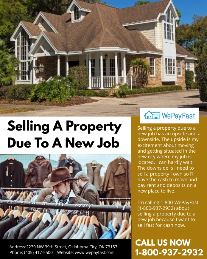 Selling A Property Due To A New Job